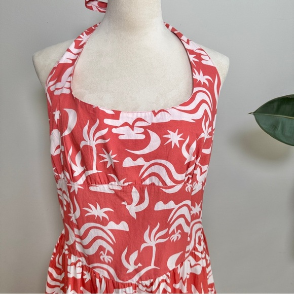 Anthropologie Celandine Daniella Manini Halter Full Skirt Dress - Picture 5 of 11